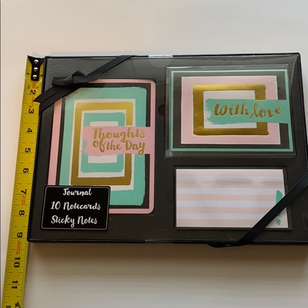 Boxed Journal Notecards Sticky Note Gift Set Love - Picture 4 of 4